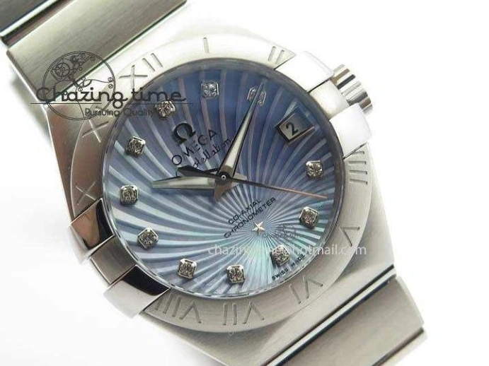 1228 Constellation 28mm V6F Best Edition SS Blue Dial On SS Bracelet A MultiPurpose 8201